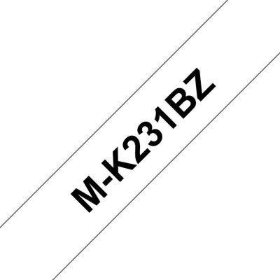 Cinta laminada brother mk231bz<br/> 12mm x 8m