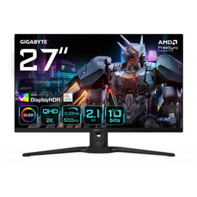 Monitor gaming gigabyte aorus fo27q5p 27 pulgadas qhd 500hz