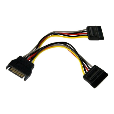 Cable sata startech 0.15m - macho - hembra