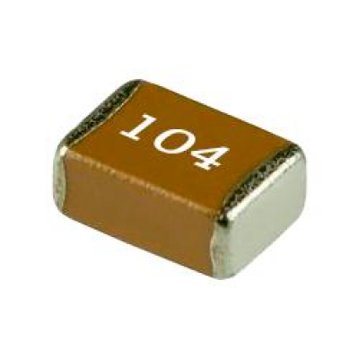 Condensador Poliester 100nF 50Vdc en SMD