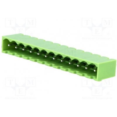 Bloque de Bornas Macho Cto. Impreso 12pin paso 5.08mm