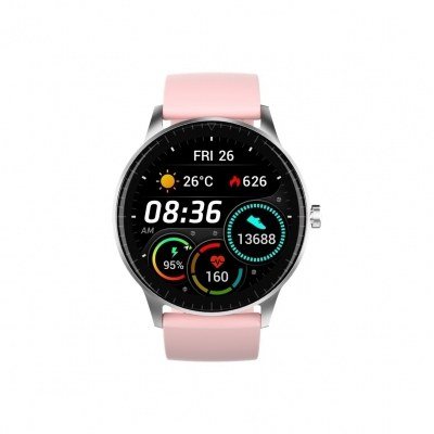 Pulsera reloj deportiva denver sw - 173 - smartwatch - ip67 - 1.28pulgadas - bluetooth - rosa