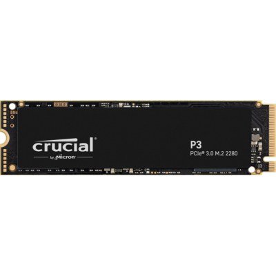 Disco duro interno solido ssd crucial p3 2tb m.2 nvme pcie 3.0