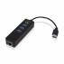 Ewent Ew1140 Hub Usb3.1 Gen 1 3 Ports + 1 Port Gigabit Lan