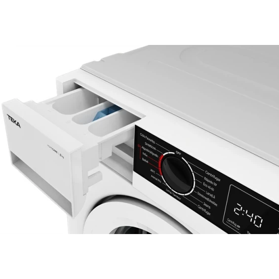 Lavadora Teka WMI 40841 W SP, 8 kg, 1400 rpm, clase A-10%, blanco - imagen 9