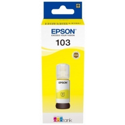 Epson 103 Amarillo - Botella de Tinta Original C13T00S44A10