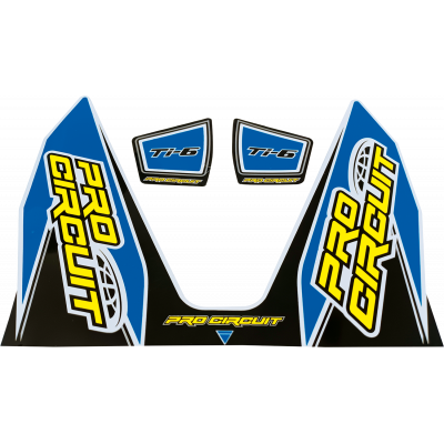 Ti-6 Exhaust Decals PRO CIRCUIT DC22TI6-LB