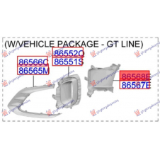 CONDUCTO DE AIRE PARACHOQUE DELANTERO (GT-LINE) (O)
