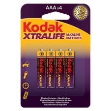 Blister pilas kodak alcalina xtralife aaa lr3 1.5v - blister 4 pilas