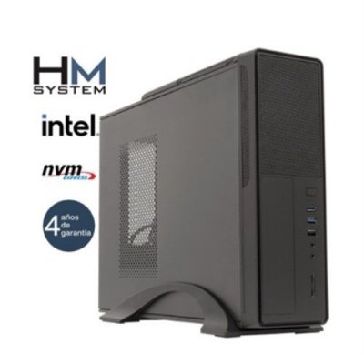 HM System Abrego C8+ - Sobremesa SFF - 12ª Gen - Intel Core i3 12100 - 8GB DDR4 - 500GB NVMe - USB 3.0 - 4 años garantía - 30 días DOA