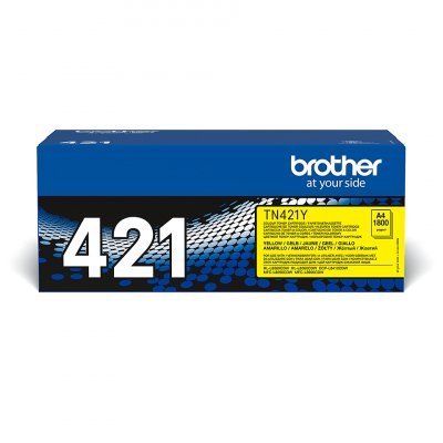 Brother TN421 Amarillo Cartucho de Toner Original - TN421Y