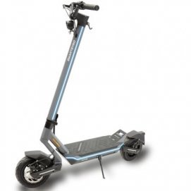 Patín eléctrico SmartGyro Raptor Evo LR, motor 1000W, ruedas 10", velocidad 25 km/h, autonomía 75 km, 20000 mAh, patinete gris