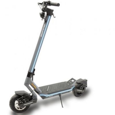 Patinete Eléctrico SmartGyro Raptor EVO LR/ Motor 1000W/ Ruedas 10/ 25km/h /Autonomía 75km/ Gris