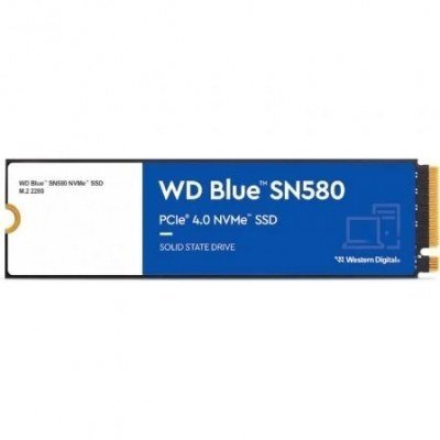 Disco SSD Western Digital WD Blue SN580 2TB/ M.2 2280 PCIe