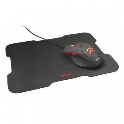 Pack Gaming Trust Gaming Ziva/ Ratón Óptico + Alfombrilla