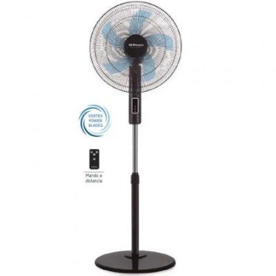 Ventilador de Pie Orbegozo SF 1240 / 45W/ 5 Aspas 40cm/ 3 velocidades