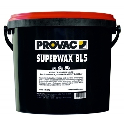 PROVAC Tire mounting Paste Black - 2x5kg SUPERWAXBL5