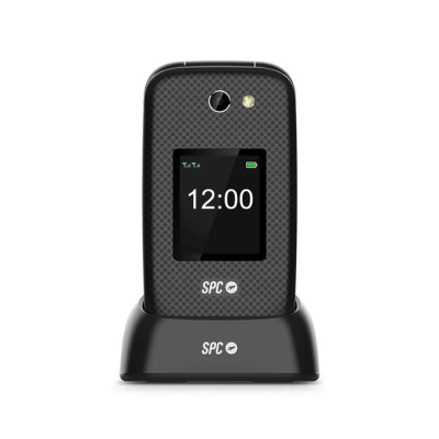Telefono movil spc 2337n harmony 2 4g negro tipo tapa - dual sim - 2.8 pulgadas - micro sd - bluetooth + dock