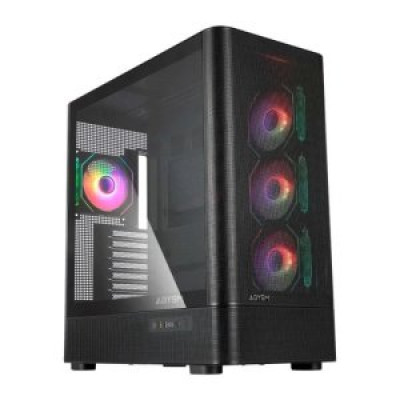 CAJA ATX ABYSM DANUBE SAVA H500 II AIR BLACK 2x3.5 3x2.5 2xUSB3.0 1xUSB-C GPU 400mm