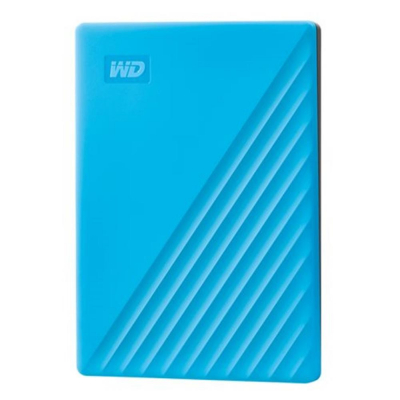 Disco duro externo hdd wd western digital 4tb my passport usb 3.2 azul