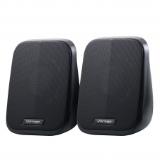 VORAGO BOCINA SPK-107, ALÁMBRICO, 3W RMS, USB, NEGRO
