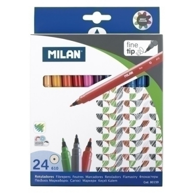 ROTULADOR MILAN 610 ESTUCHE DE 24 - Pack de 6 unidades