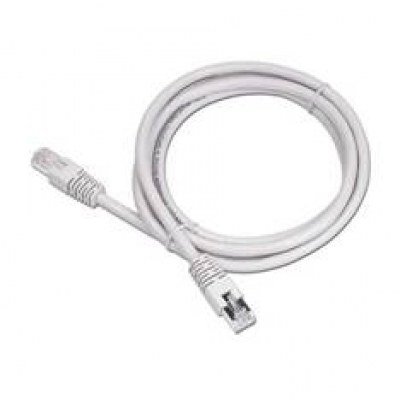 Cable red latiguillo rj45 utp pp12 - 1m macho - macho - cat. 5e - rj45 - 1 metro - gris