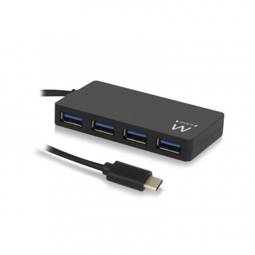 Ewent EW1135 HUBS 4 puertos USB 3.1 Gen1 (USB 3.0) de tipo-C