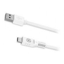 Cable Celly Usb-a A Usb-c 1m Blanco