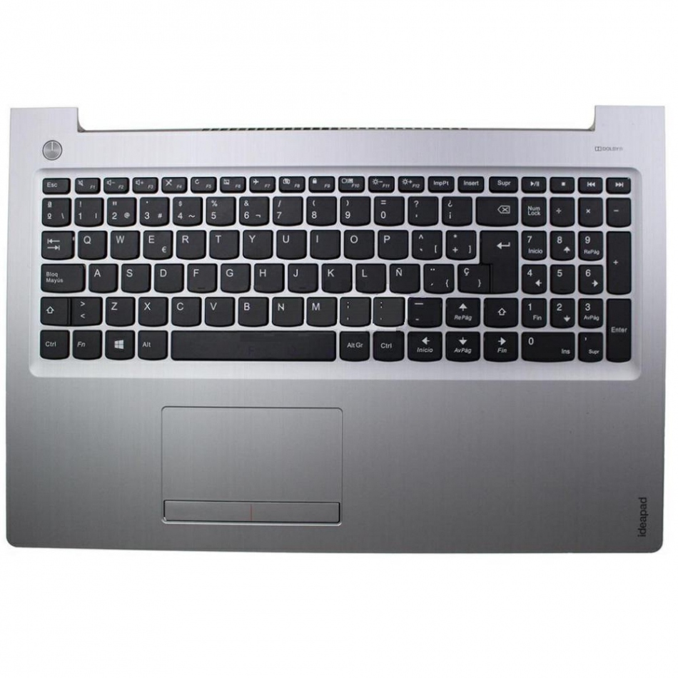 Top case + teclado Lenovo 310-15IKB Plata 5CB0M29160