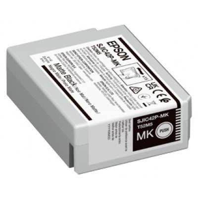 Epson SJIC42P(MK) Negro Mate Cartucho de Tinta Original - C13T52M540