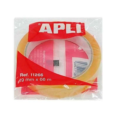 Cinta Adhesiva Transparente Apli 11266/ 1.9cm x 66m