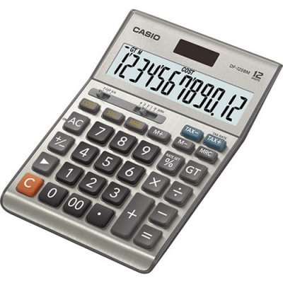 DF-120BM calculadora Escritorio Calculadora básica Negro, Gris