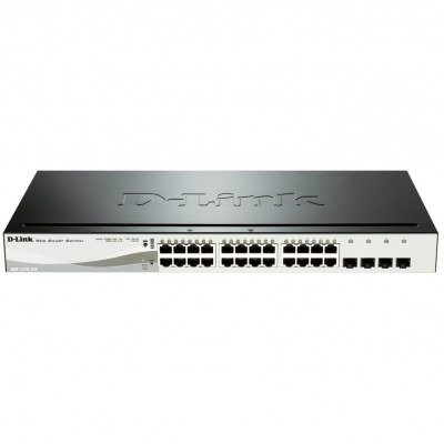 Switch d - link 24 puertos dgs - 1210 - 24p 10 - 100 - 1000 poe + 4sfp