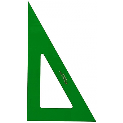 FABER - CASTELL CARTABÓN SIN GRADUAR 12CM VERDE PACK