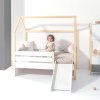 Cama-casita Montessori 70x140 cm madera con cajones antracita · Sogni