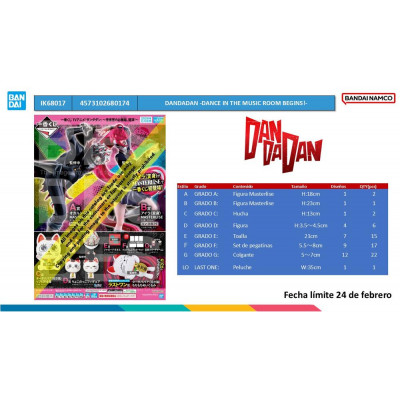 Ichiban kuji dandadan dance music room