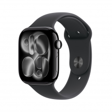 Apple Watch Series 11 OLED 46 mm Digital 416 x 496 Pixeles Pantalla táctil Negro Wifi GPS (satélite)