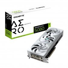 GIGABYTE GeForce RTX 5080 AERO OC SFF 16G Tarjeta Gráfica - 16GB GDDR7, 256 bits, PCI-E 5.0, 2730MHz Core Clock, 3 x DisplayPort, 1 x HDMI, GV-N5080A