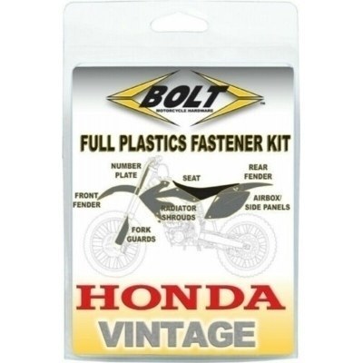 BOLT Plastic Screw Kit Honda CR125R HON-9297104