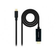 Nanocable Usb-c/m A Hdmi/m 3m Negro