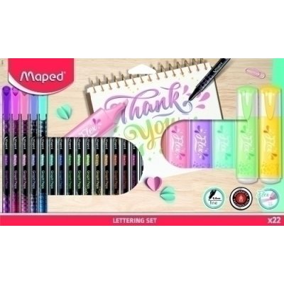 ROTUL.MAPED LETTERING SET 22