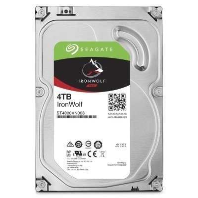 Disco duro interno hdd seagate ironwolf nas st4000vn008 4tb 3.5pulgadas 5900rpm - 64mb - sata 600