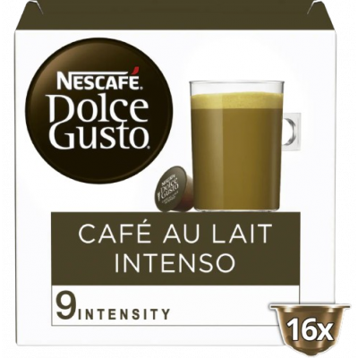 PAQUETE 16 CAPS.DOLCE GUSTO CAFE CON LECHE INTENSO 12412560