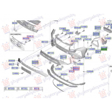 CONDUCTO DE AIRE INTERIOR EN PARACHOQUES DELANTERO (O)