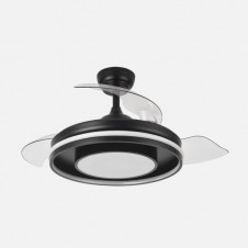 Ventilador Dc Pitufo 57w Nergro 3asp107d 3990lm Rgb +3000-4500-6500k Reg.intensidad+remoto+memo+temporiz
