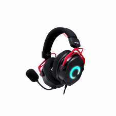 FR-TEC Blade Enso Auriculares Alámbrico Diadema Juego Negro, Rojo