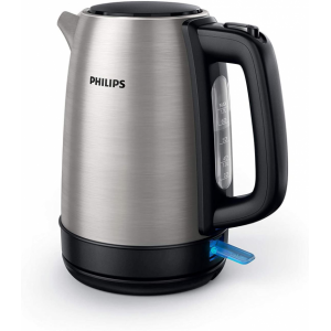 Hervidor de agua Philips HD9350/90, 1.7 litros, 2200W, inox