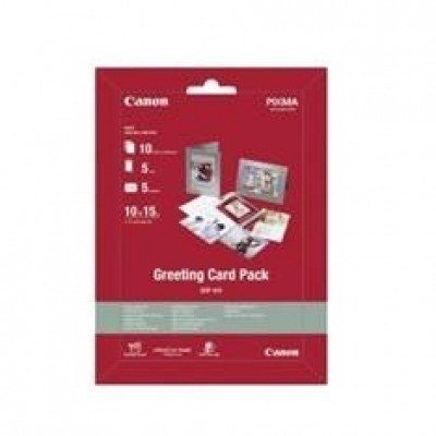 Papel canon gcp - 101 pack 10 papel 10x15 5 tarjetas felicitacion 5 sobres