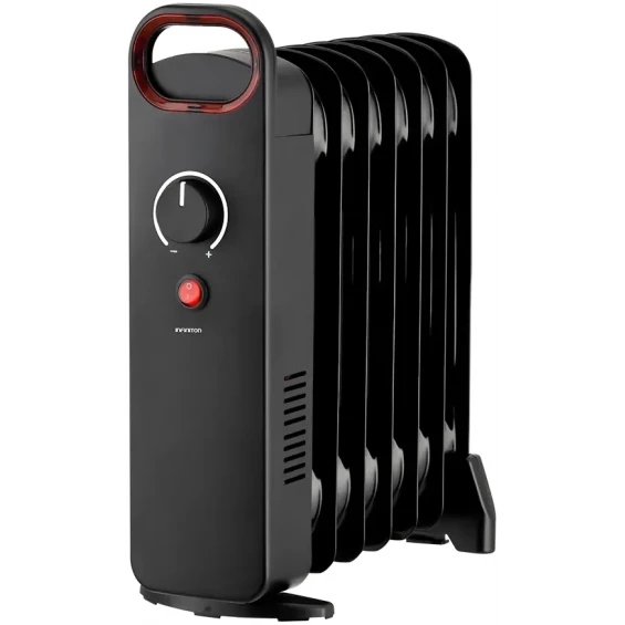 Radiador de aceite mini Infiniton HORM-N10, 900 W, 1 potencia, termostato regulable, negro - imagen 5